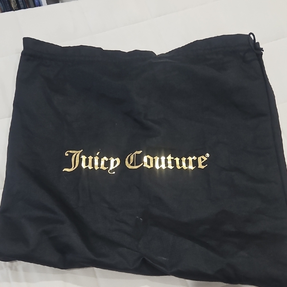Juicy Couture Wine Red Tote with Gold Accents - Picture 13 of 13